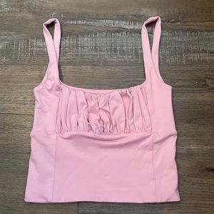 Pink Crop Top